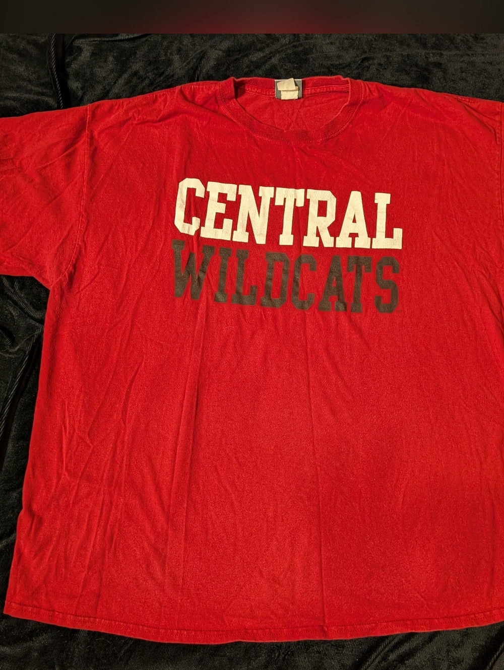 MV Sport Central Wildcats Red Short Sleeve Tee